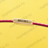 Маркер THT-105U-7596-10-YL желтый поле 15мм х 4,1мм материал B-7596