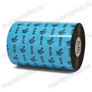 Риббон Zebra 5319 Wax Black 110 мм/ 74 м